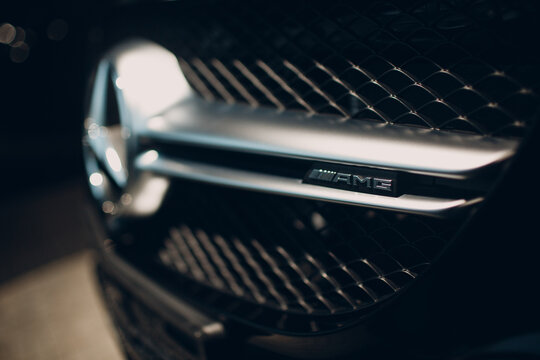 USA - New York, March 19, 2019: The new modern Mercedes Benz AMG GLE 63 S 4MATIC