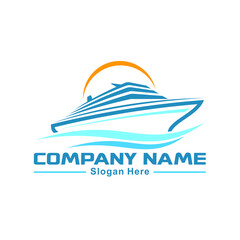 logo template for sea travel services