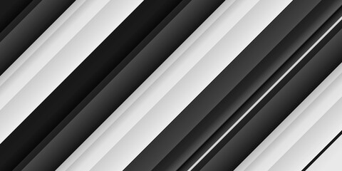 Black and white abstract 3d stripe background