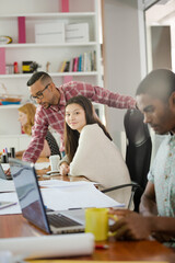 People working together in office