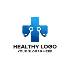 Healthy Gradient Logo Template
