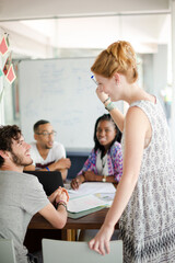 People working together in office