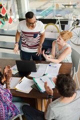 People talking in meeting