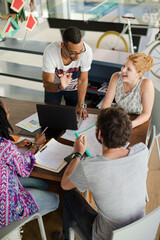 People talking in meeting