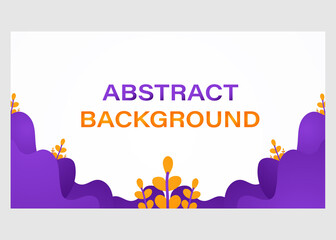 abstract simple natural floral background design