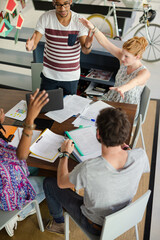 People talking in meeting