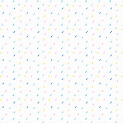 Vector seamless abstract pattern with drops. Design for wrapping, printing, clothing and textile or kid nursery