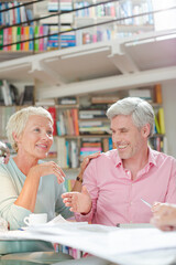 Business people shaking hands in meeting