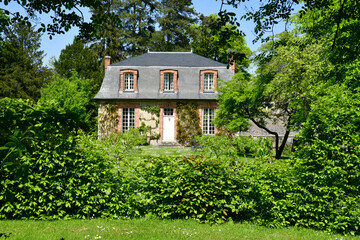 Choisel, France - may 6 2018 : Breteuil castle