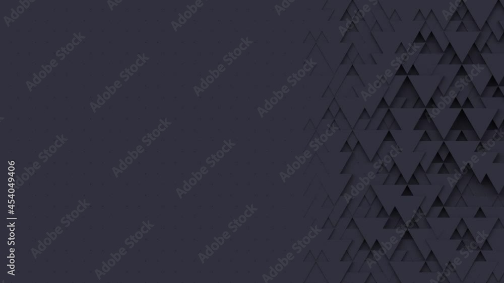 Poster geometric modern animated seamless looping abstract background. 3d render design element, creative m