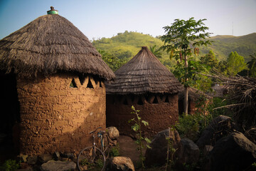 Traditional Losso aka Nawdba people village in Doufelgou, Kara region, Togo - 454051678