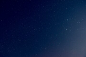 Beautiful Night Sky with Shiny Stars