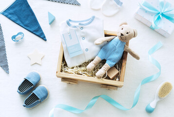 Baby shower blue theme