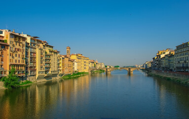 Fototapeta na wymiar Trinity Bridge in Florence