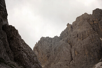 Fototapeta na wymiar View of the mountains in the Alps
