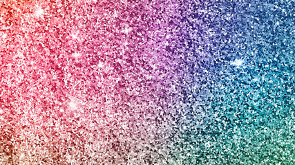 Colorful glittery rainbow background texture