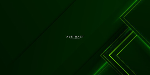 Luxury dark green background with overlap layer 