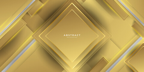 Gold abstract geometric background