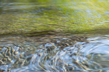 Fototapeta na wymiar Close up of water flowing.