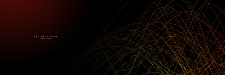 Technology line abstract banner background