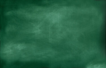 A dirty green chalk board.Texture or background