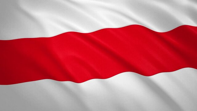 Belarus WRW - Waving Flag Video Background