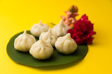 Modak, an Indian sweet made during Ganeshotsav for lord Ganesha.