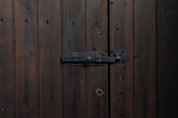 old wooden door