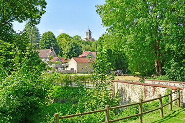 Fototapeta na wymiar Montchauvet; France - july 20 2021 : picturesque village