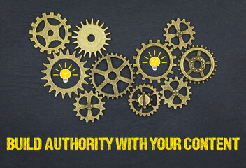 build authority with your content 