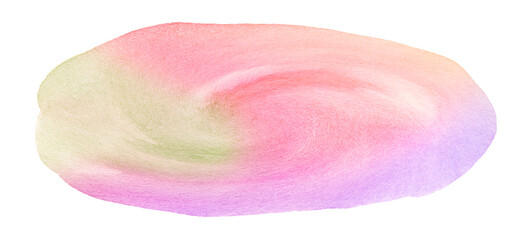 Oval swirling watercolor frame. Original background spot for logo, headline, selling banner.