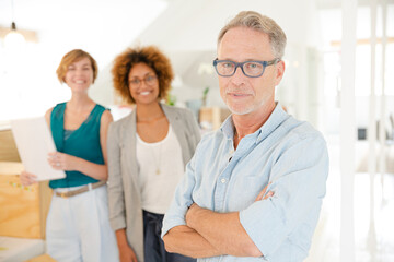 Obraz premium Businessman standing in office