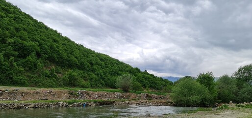 lake in the mountains