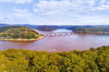 Fototapeta premium D Dangar island to bridge