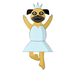 Pug ang ballet © Xenia