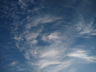 blue sky with clouds