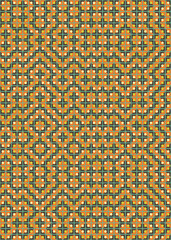 Abstract Geometric Pattern generative computational art illustration