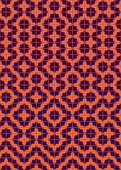 Abstract Geometric Pattern generative computational art illustration