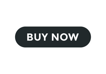 buy now sign icon. e commerce button. rounded shape template. white color text. web button