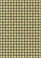 Abstract Geometric Pattern generative computational art illustration