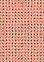 Abstract Geometric Pattern generative computational art illustration