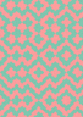 Abstract Geometric Pattern generative computational art illustration