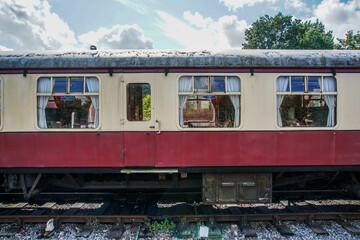 Old train carriage in  Colne Valley Railway © Paulina