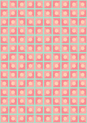 Abstract Geometric Pattern generative computational art illustration