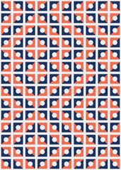 Abstract Geometric Pattern generative computational art illustration