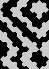 Abstract Geometric Pattern generative computational art illustration