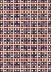 Abstract Geometric Pattern generative computational art illustration