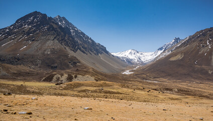 Alpine Valley in Bhutanese Himalayas