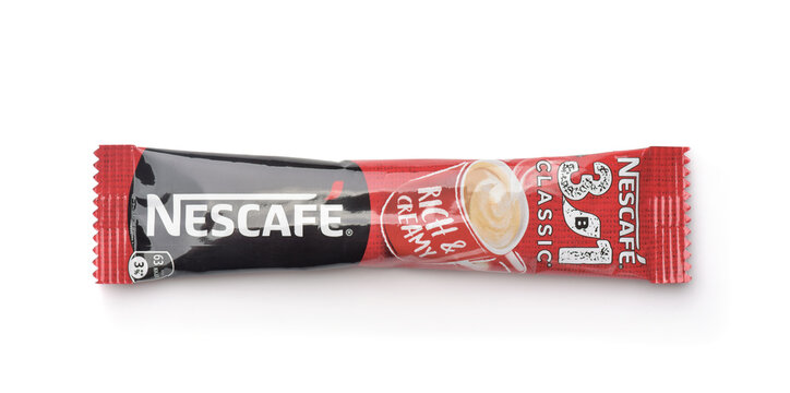 Sachet Of Nescafe 3 In 1 Classic Instant Coffee