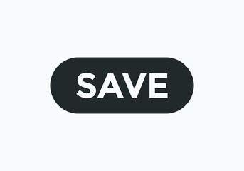 save text sign. rounded shape web button